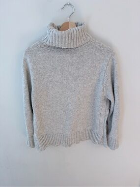 LINE Cozy Light Gray Turtleneck Sweater - Women
